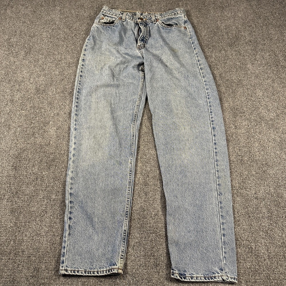 Vintage Levi's Jeans Womens 10 Light Blue High Rise Loose Fit Straight Denim USA